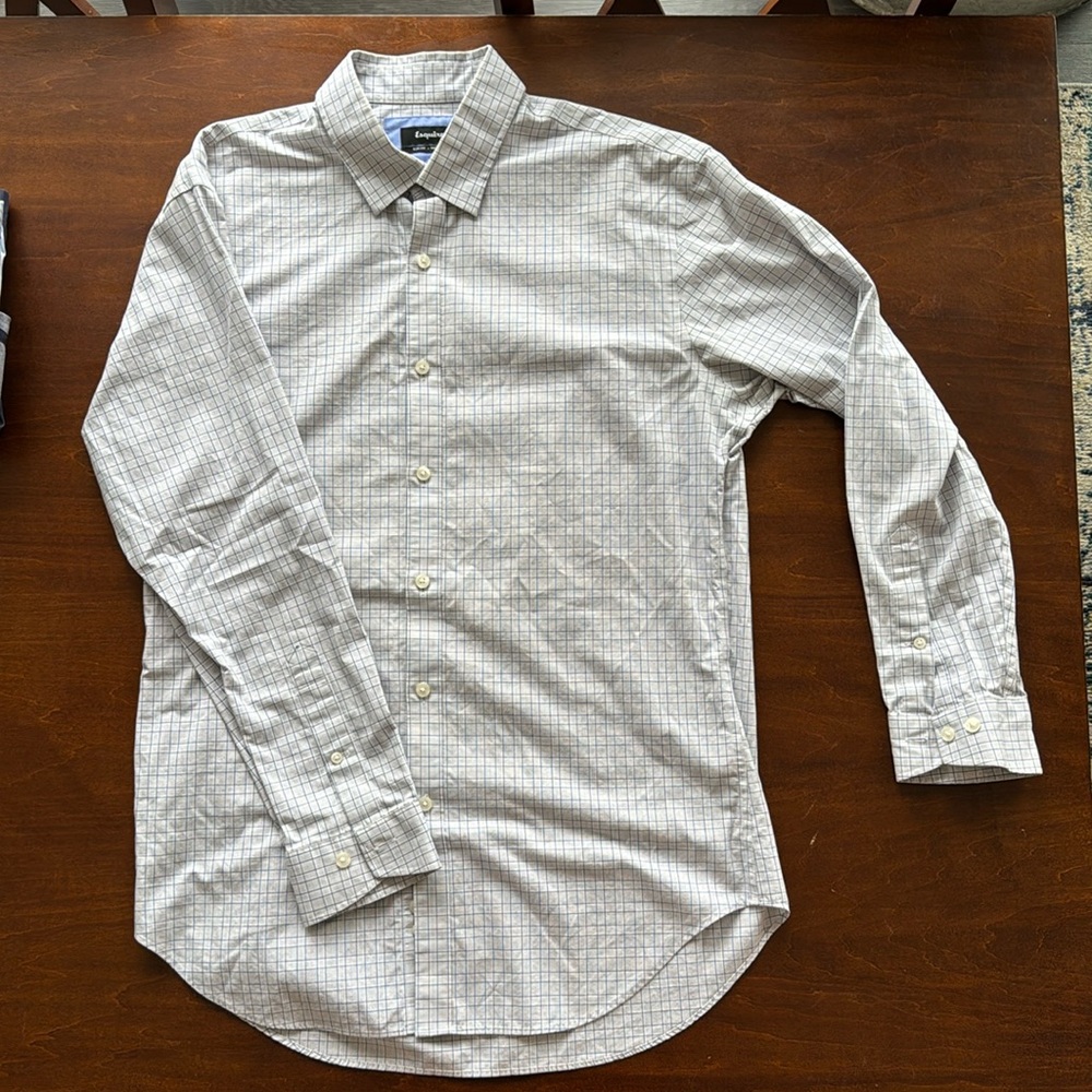 Esquire Men’s Plaid Button Down Shirt